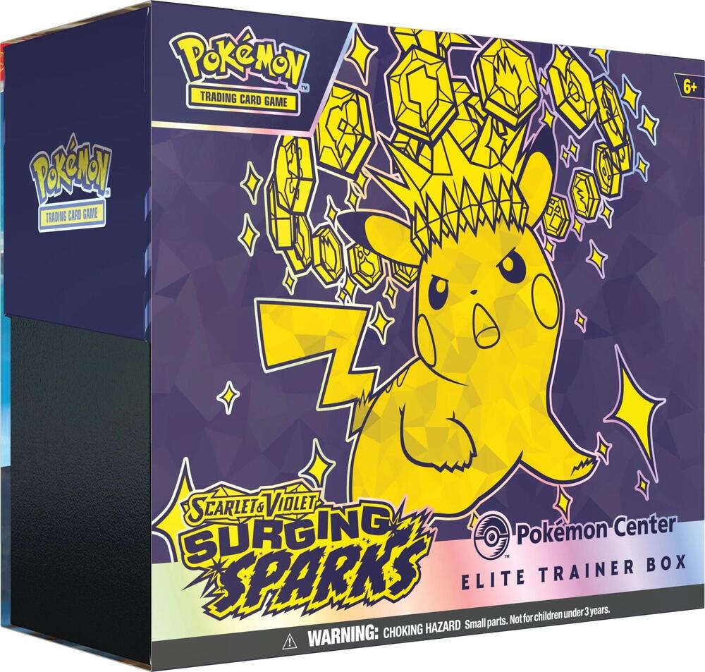 Pokémon Center Scarlet & Violet Surging Sparks Elite Trainer Box | Pokémon Center Exclusive ETB