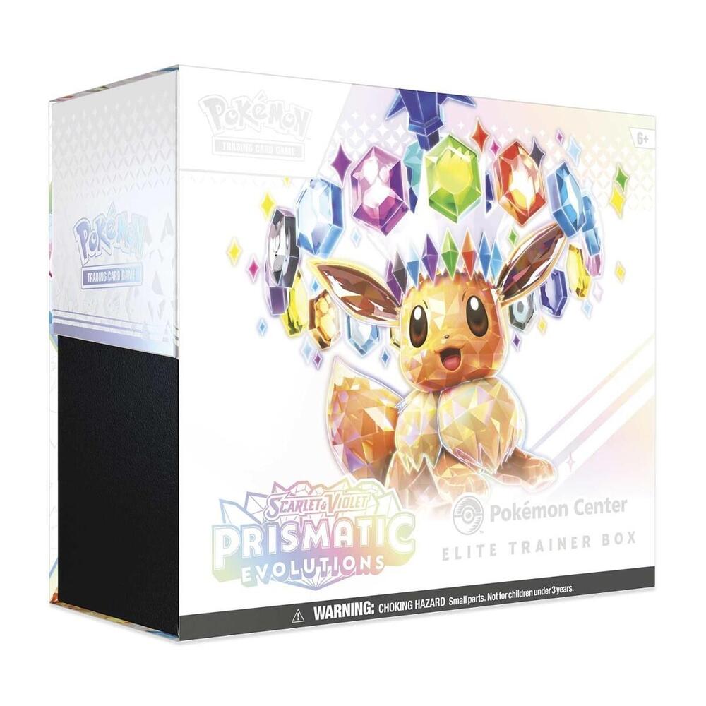 Pokémon Center Scarlet & Violet Prismatic Evolutions Elite Trainer Box | Pokémon Center Exclusive ETB