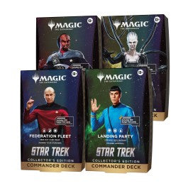 Magic: The Gathering Star Trek Collector's Edition Commander Deck Carton (4 Decks) | MTG Universes Beyond