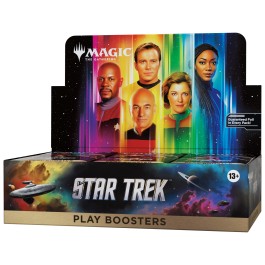 Magic: The Gathering Star Trek Play Booster Box (30 Packs) | MTG Universes Beyond  Take the captain's chair and bold